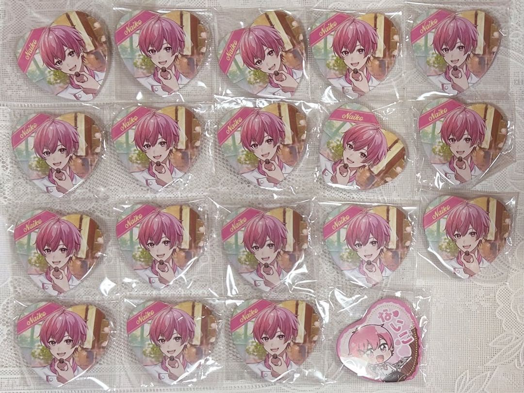 いれいす ないこ バレンタイン ハート缶バッジ