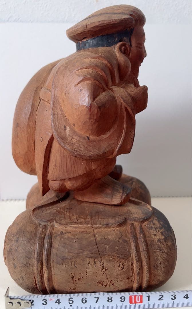木製 福の神 彫刻