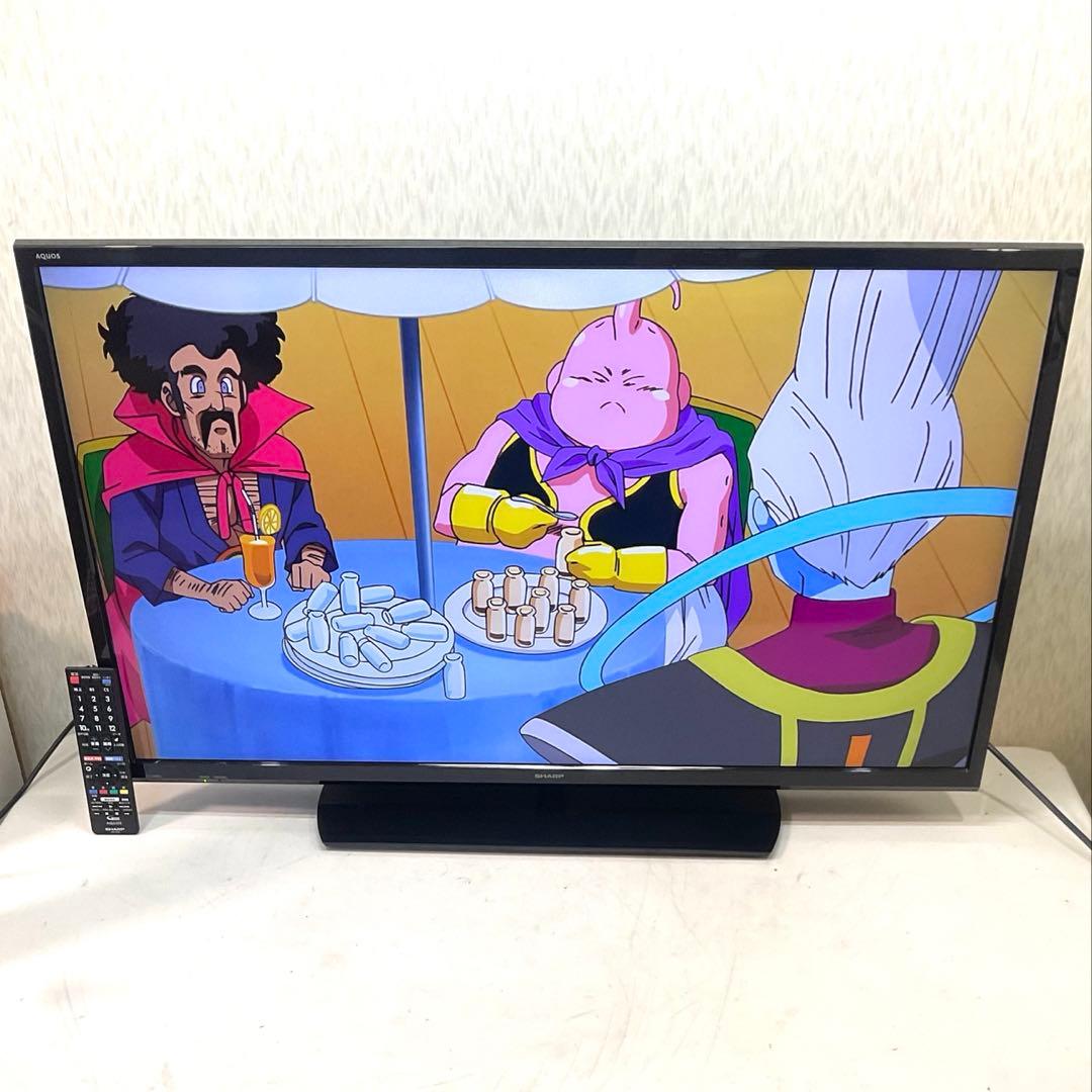 【名無しの亀】裏録対応 美品フルHD40型シャープLED液晶テレビアクオス