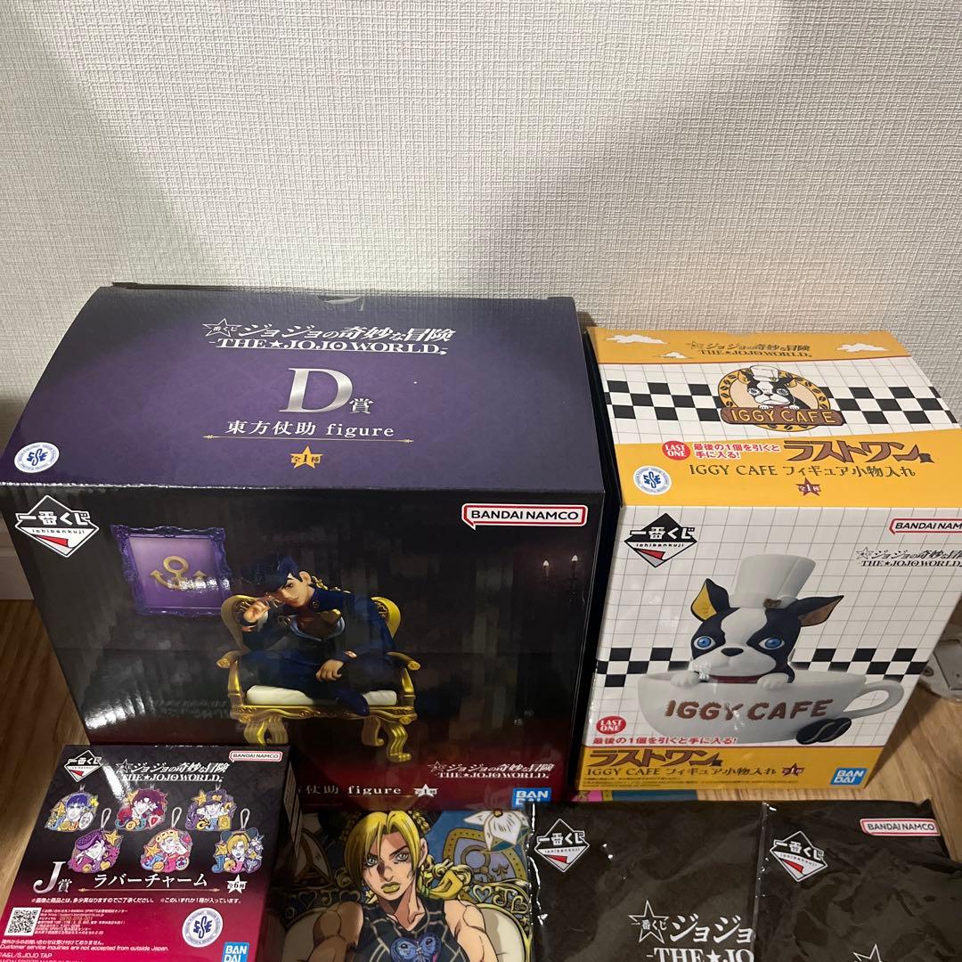 ジョジョの奇妙な冒険　一番くじ　フィギュア　東方仗助 イギー ラストワン 下位賞