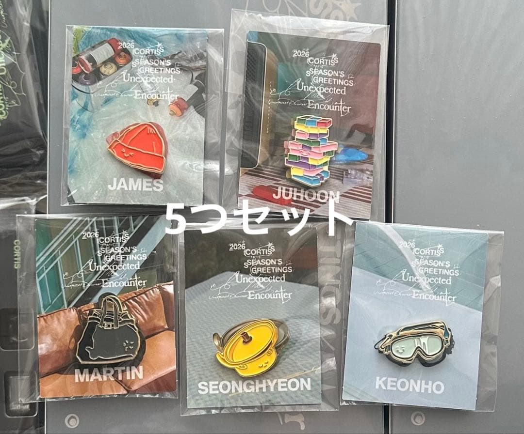 CORTIS シーグリ ポップアップ 限定 バッジ 5つセット