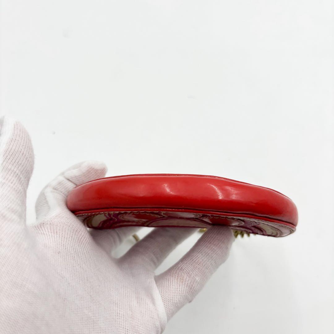 超激レア✨ コーチ 財布　ケース フルーツ チェーン ミニシグネチャー