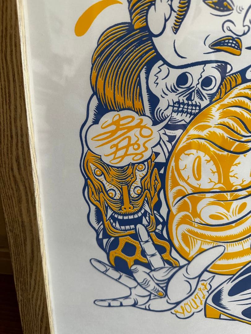 カツマタヒデユキ　シルクスクリーンポスター　エディション　サイン有