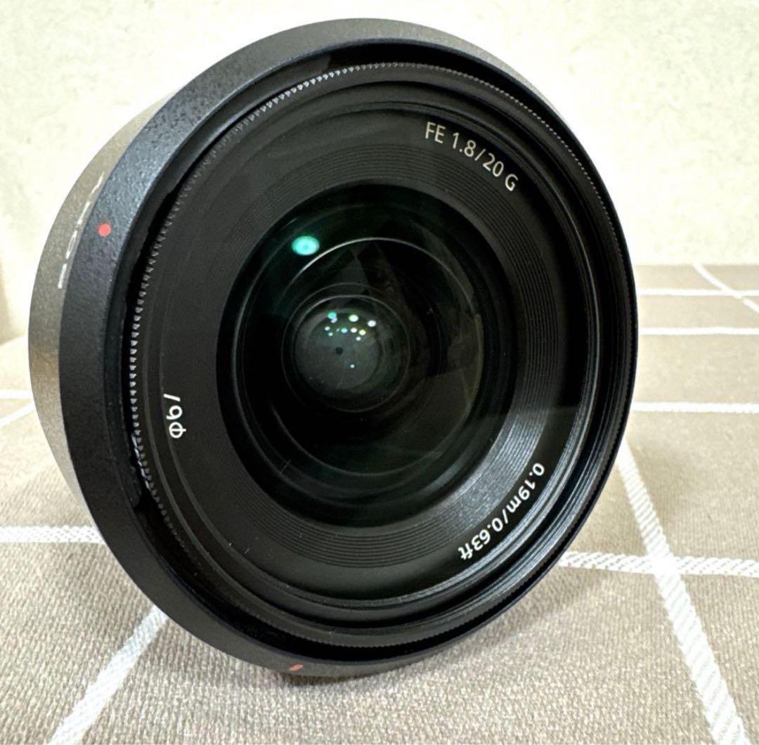 SONY レンズ　FE20mmF1.8G