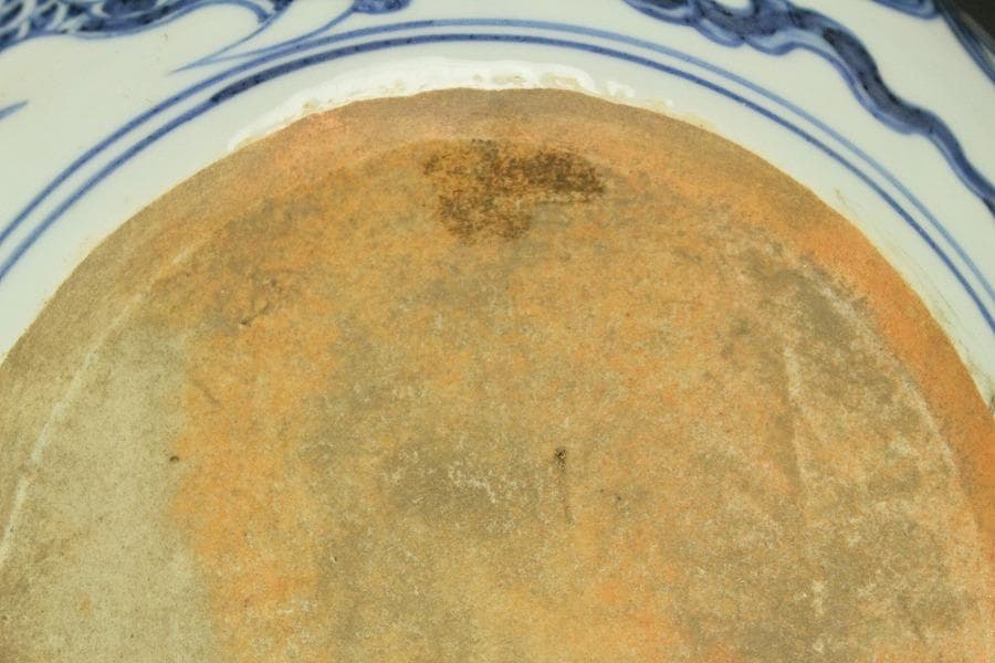 中国美術 青花 龍紋 天球瓶(A737)