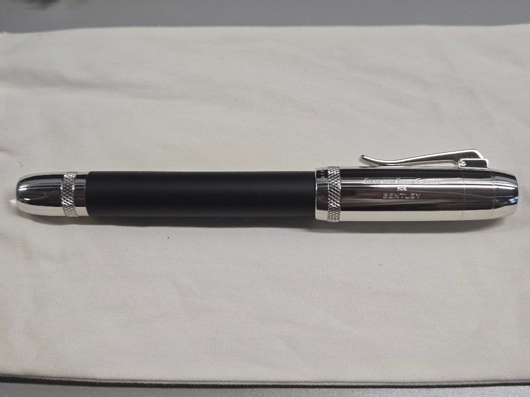 ファーバーカステル Bentleyコラボ エボニー 万年筆 18金 Mニブ
