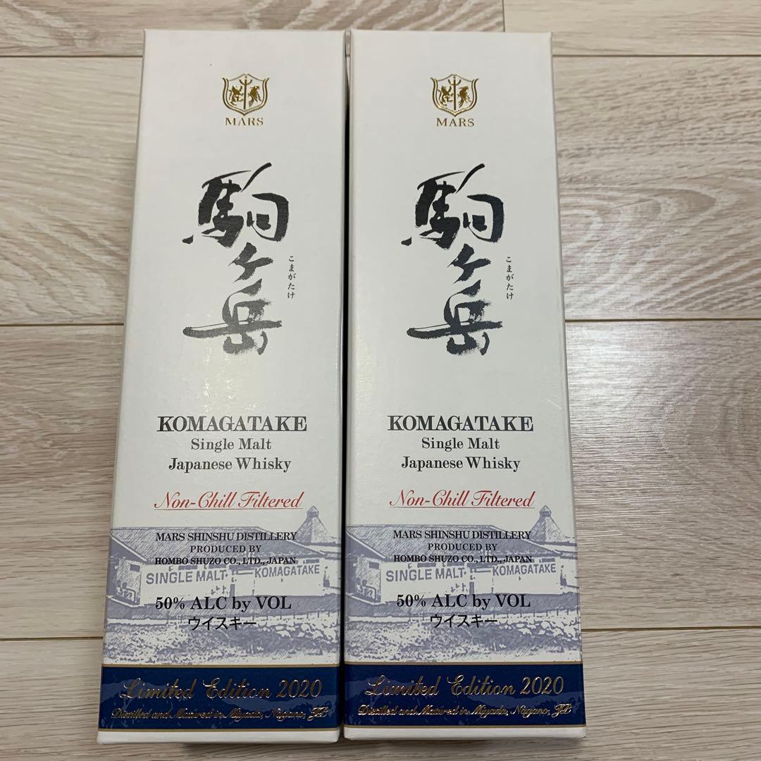 【新品未開封】MARSウイスキー 箱付 4本セット 駒ヶ岳 越百 津貫