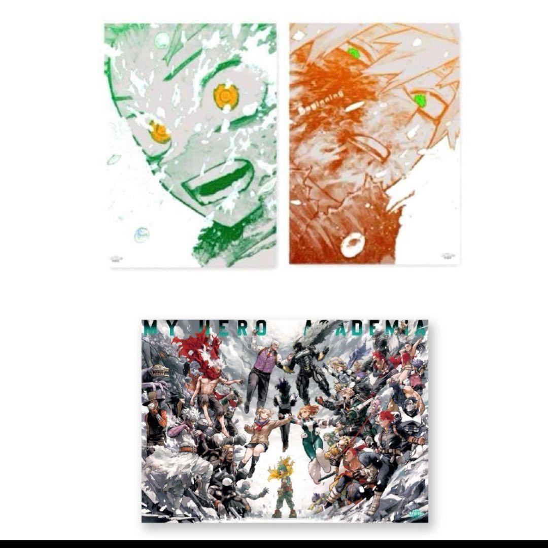 僕のヒーローアカデミア ヒロアカ 原画展 A2 B2 ポスター セット