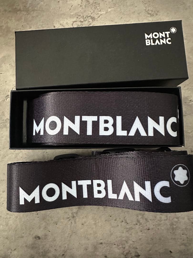 MONTBLANC モンブラン スーツケース 旅行用ストラップ 黒