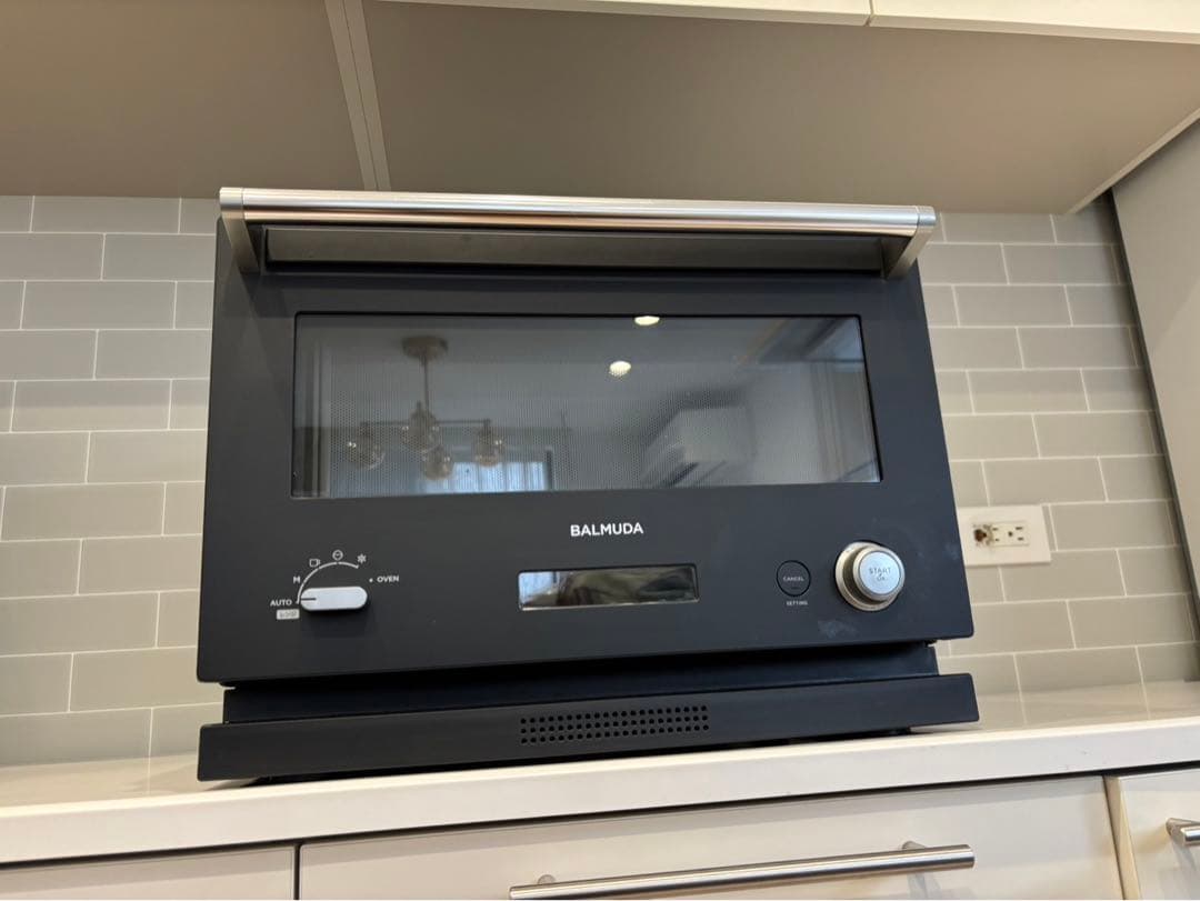 ジャンク品　BALMUDA オーブンレンジ ブラック