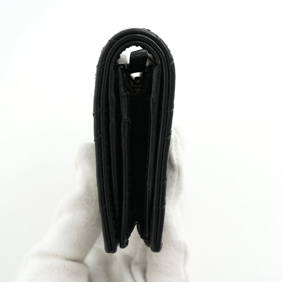 ✨極上美品✨　GUCCI 二つ折り　ダブルG マーモント　キルティング　黒