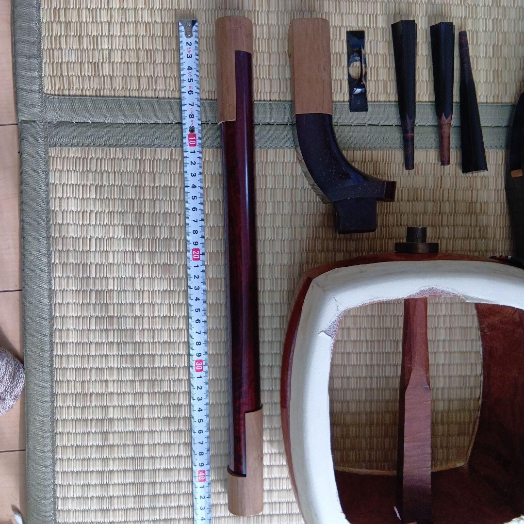 義太夫三味線本体 　文楽　木箱付き