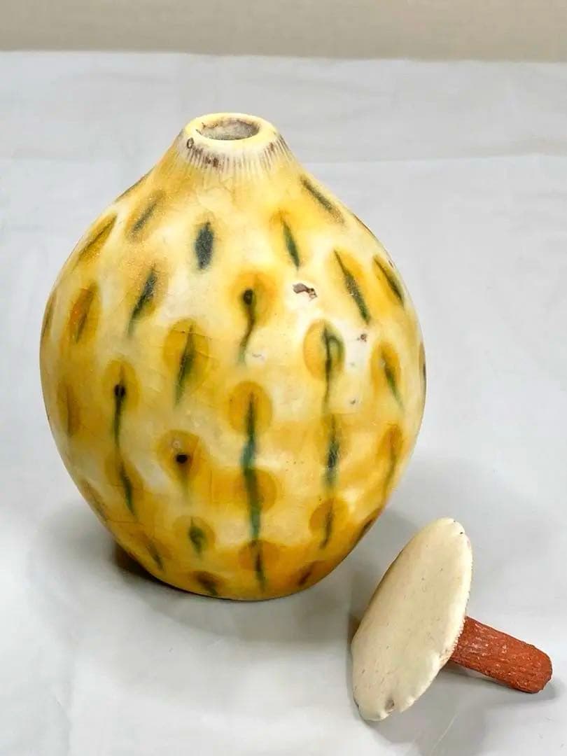 藤田匠平　陶器　香水瓶　Perfume pot アロマ　スナフジタ　フジタチサト