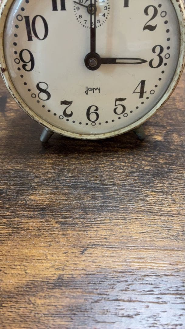 ヴィンテージアラームクロック ホワイト