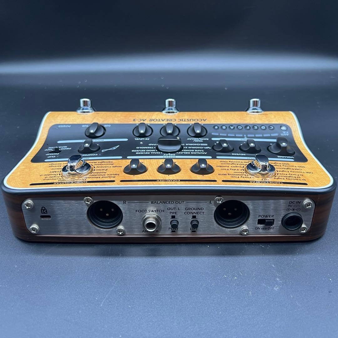 ZOOM AC-3 CREATOR アコースティックギター用エフェクター