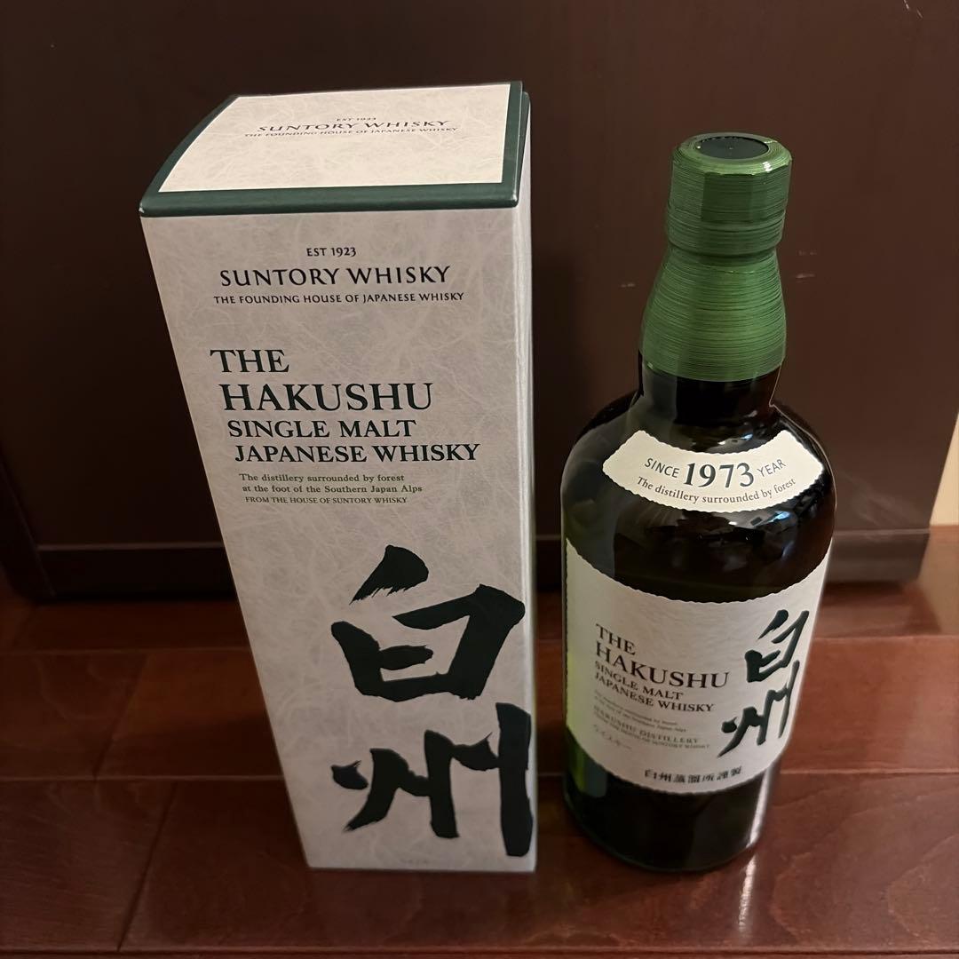 サントリーシングルモルトウイスキー 白州 箱入り