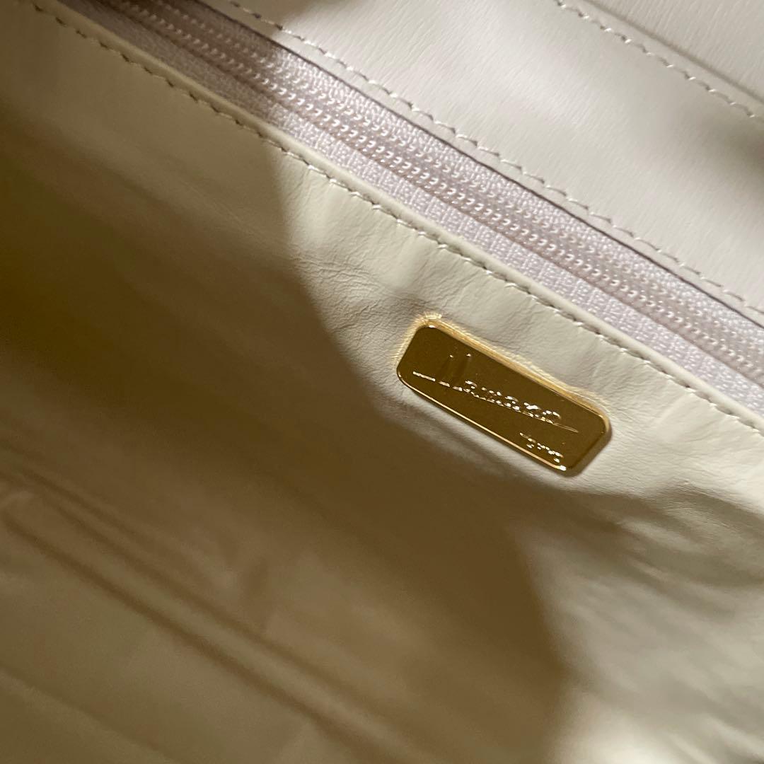 mai様　未使用　濱野　アイボリー　フォーマル　ハンドバッグ