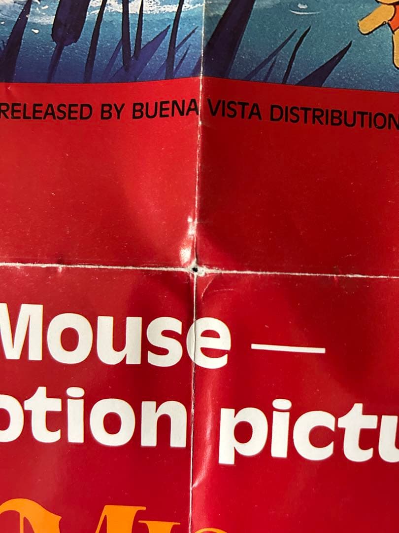 ミッキーのクリスマスキャロルと救助隊　USオリジナル映画ポスター