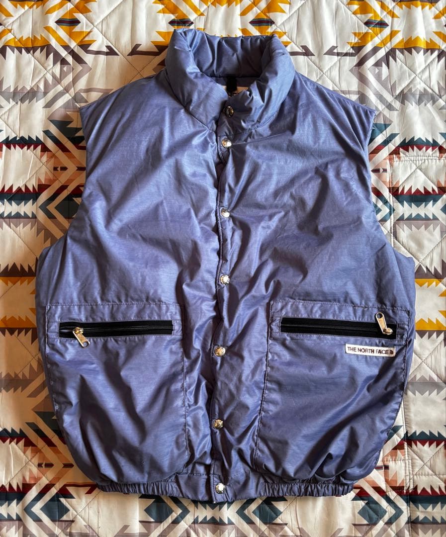 70s THE NORTH FACE 茶タグ 中綿ベスト USA製