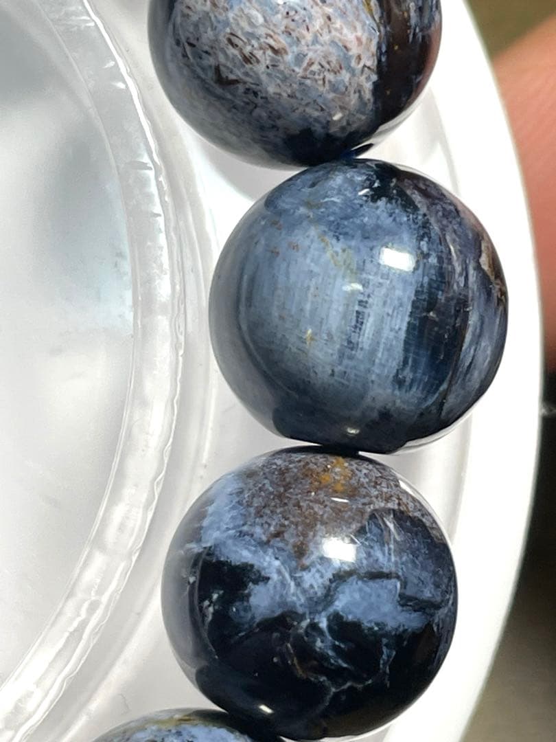 【新入荷】ブルーピーターサイトブレス約12㎜（新品未使用）ナミビア産　高品質