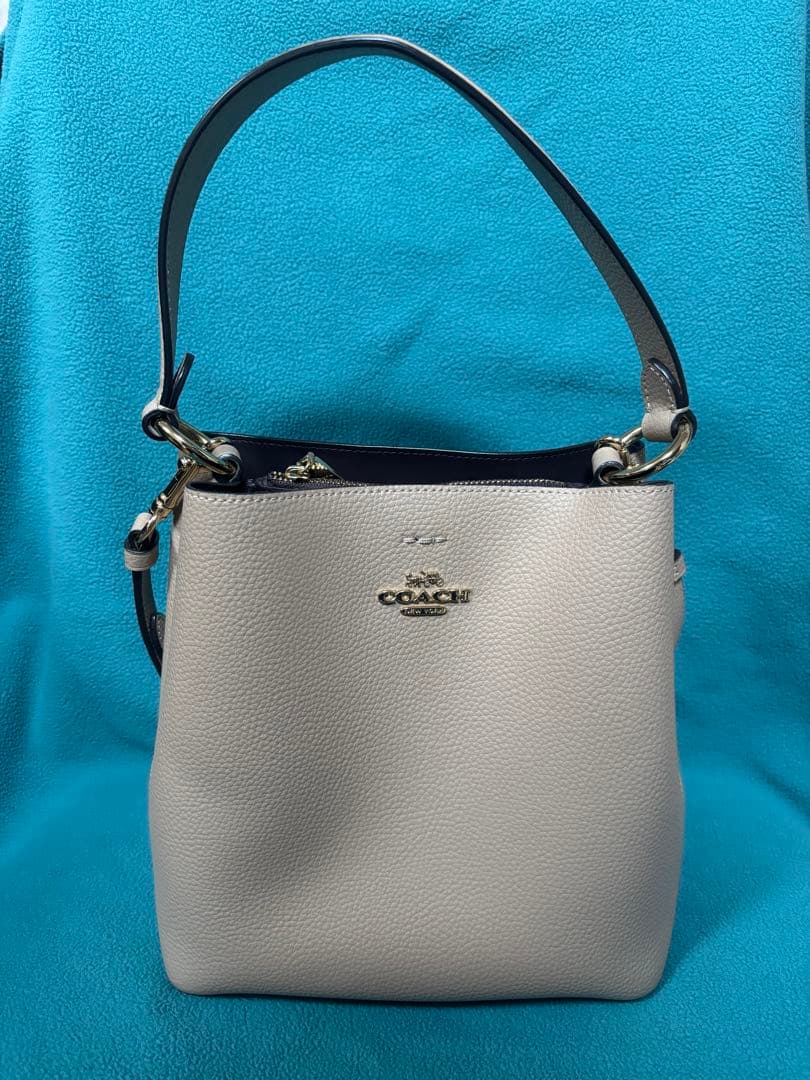 COACH コーチ　モリーバケット ショルダーバッグ　ベージュ