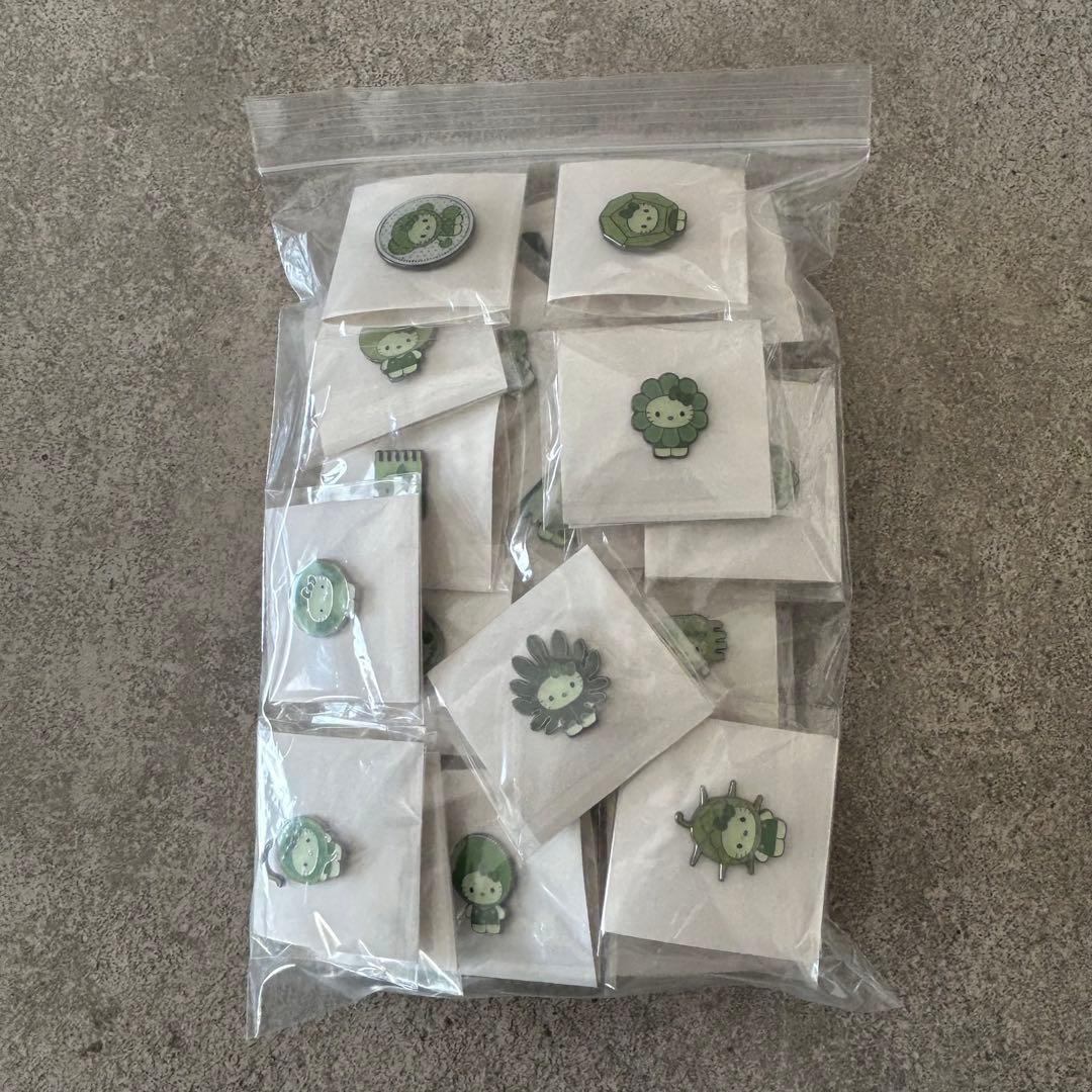 コンプリート 藻キティ 万博 日本館 藻類 ハローキティ ピンバッチ 万博