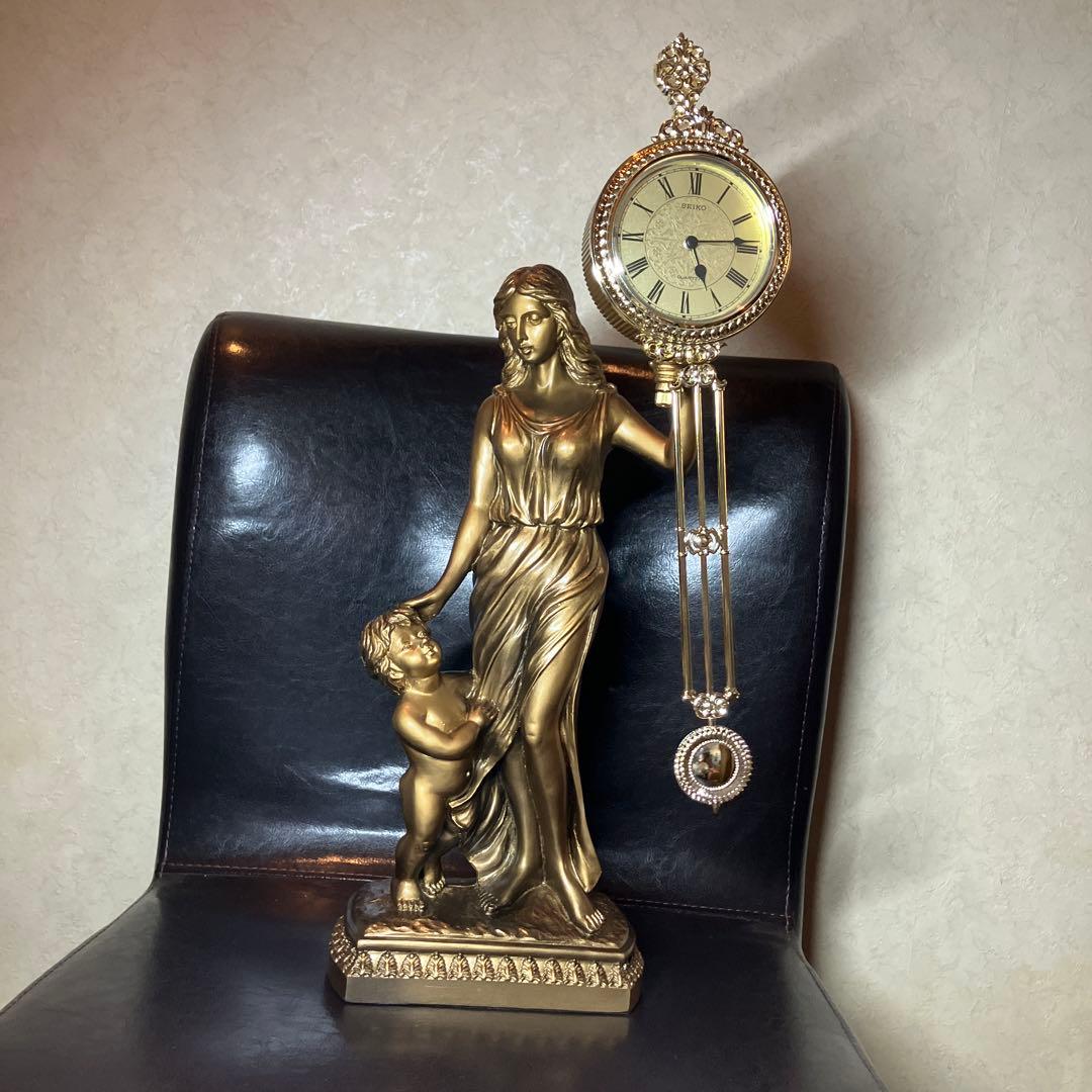 新品未使用　SEIKO 装飾時計 ゴールド　ビーナス