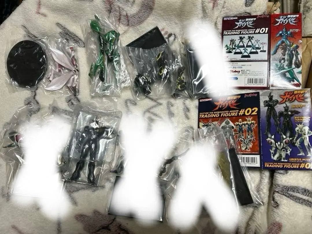 マックスファクトリー　トレーディングフィギュア01 02 強殖装甲ガイバー