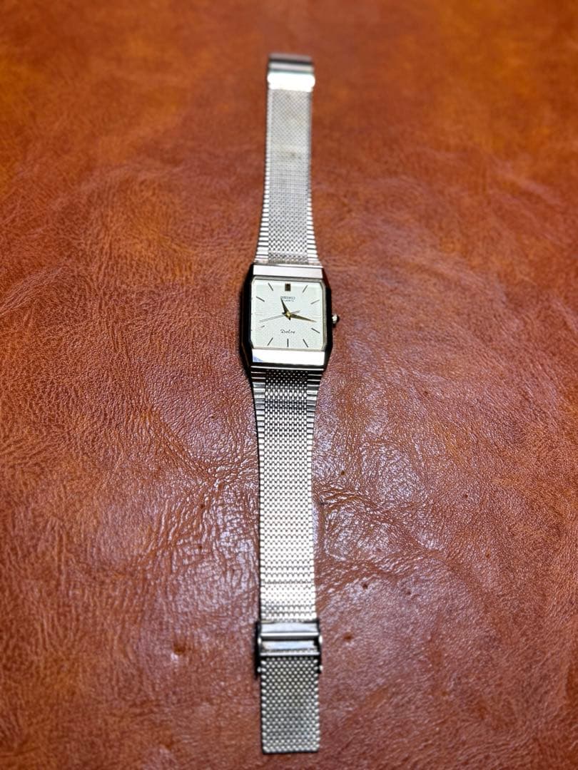 A111希少 稼動品 SEIKO DOLCE レクタンギュラー80年代