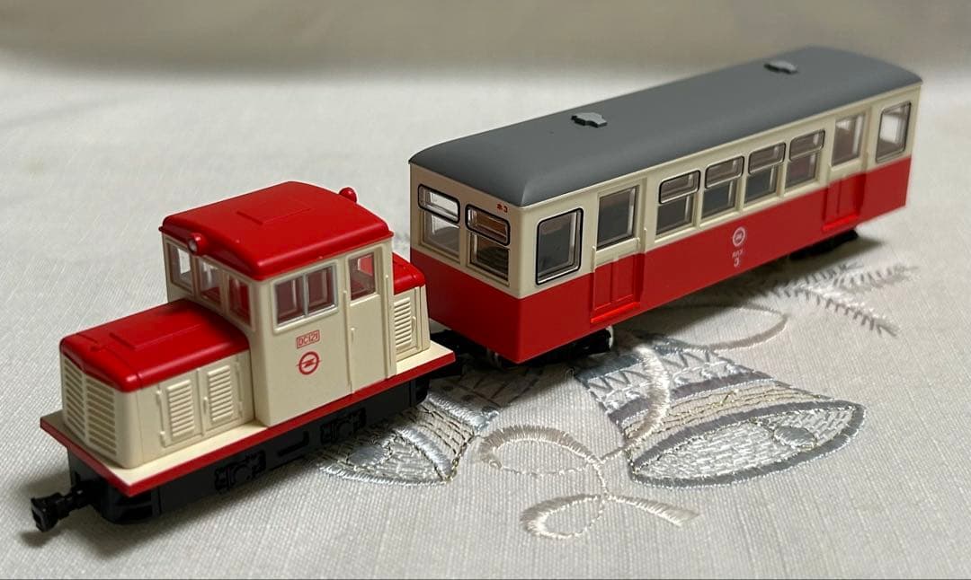 TOMYTEC 想い出の尾小屋鉄道2両セット×2点 動力化済み　ナローゲージ