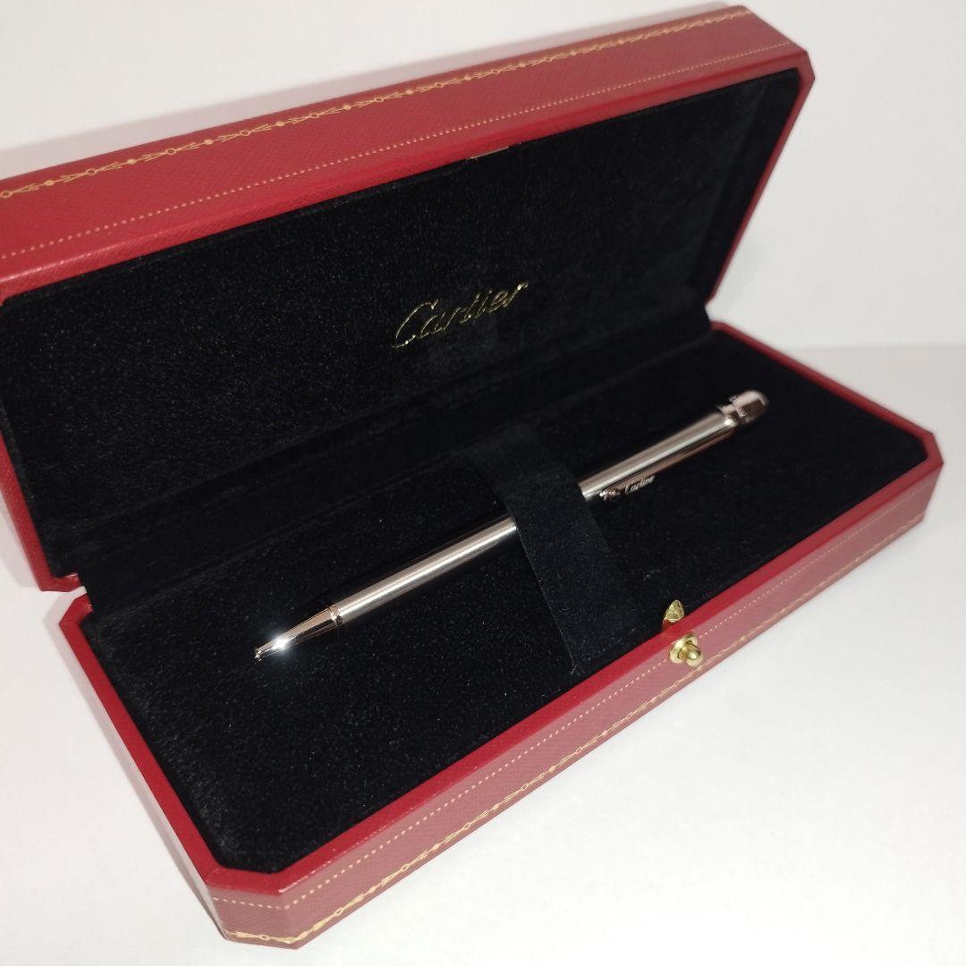 【超美品】Cartier 『サントス ドゥ カルティエ』ボールペン シルバー
