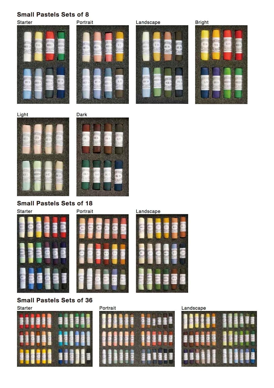 『４本追加サービスあり❢』ソフトパステル８本セット２点PORTRAIT&DARK