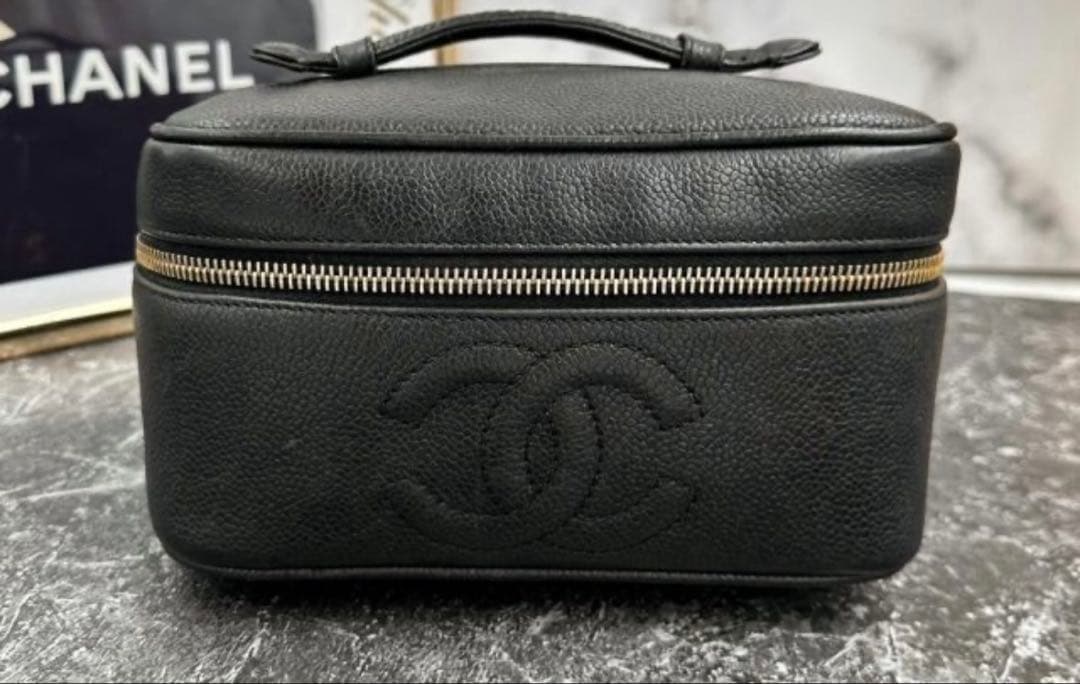 専用CHANEL キャビアスキン バニティバッグ