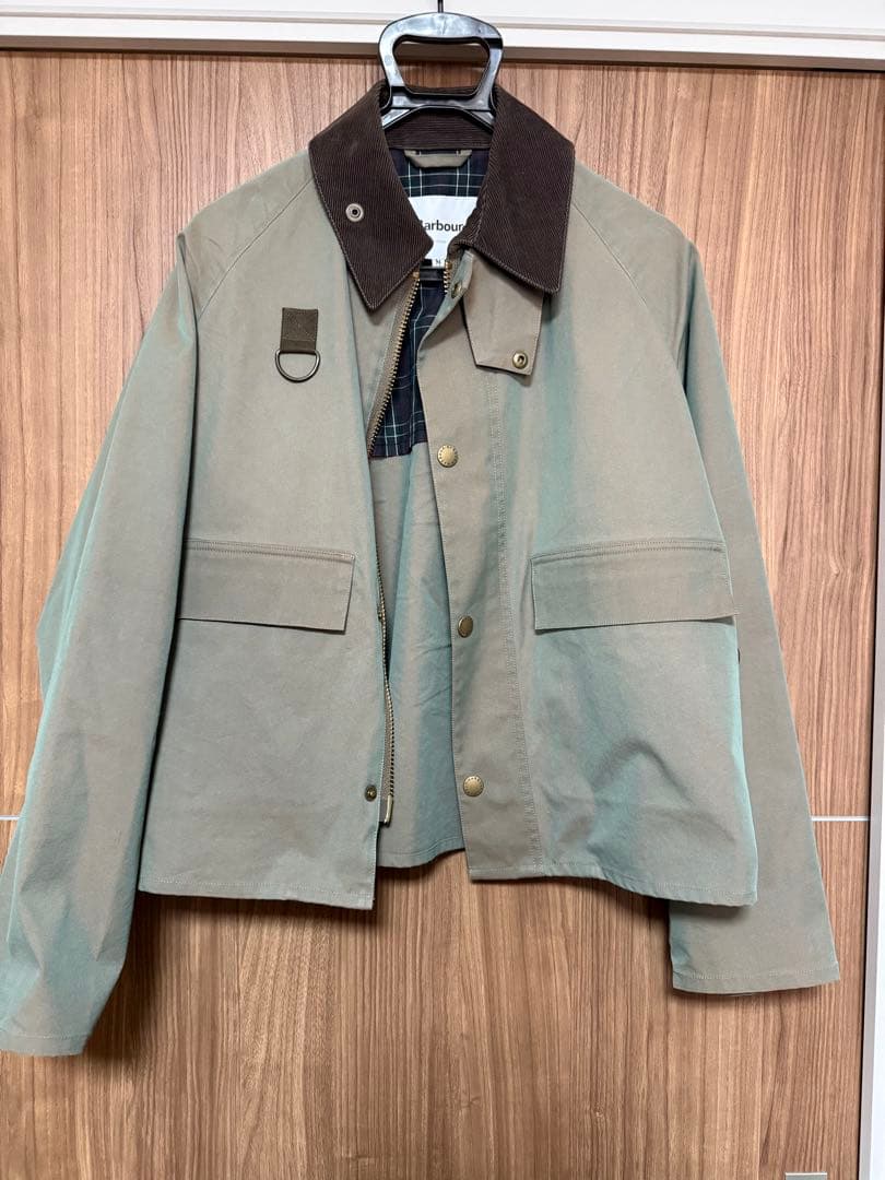 【美品】Barbour バブアー SPEY BEAMS別注 玉虫色　Mサイズ