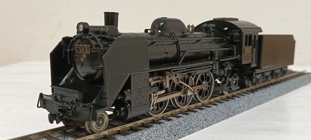 HOゲージ 宮沢模型 Ｃ58 蒸気機関車、メンテナンス済