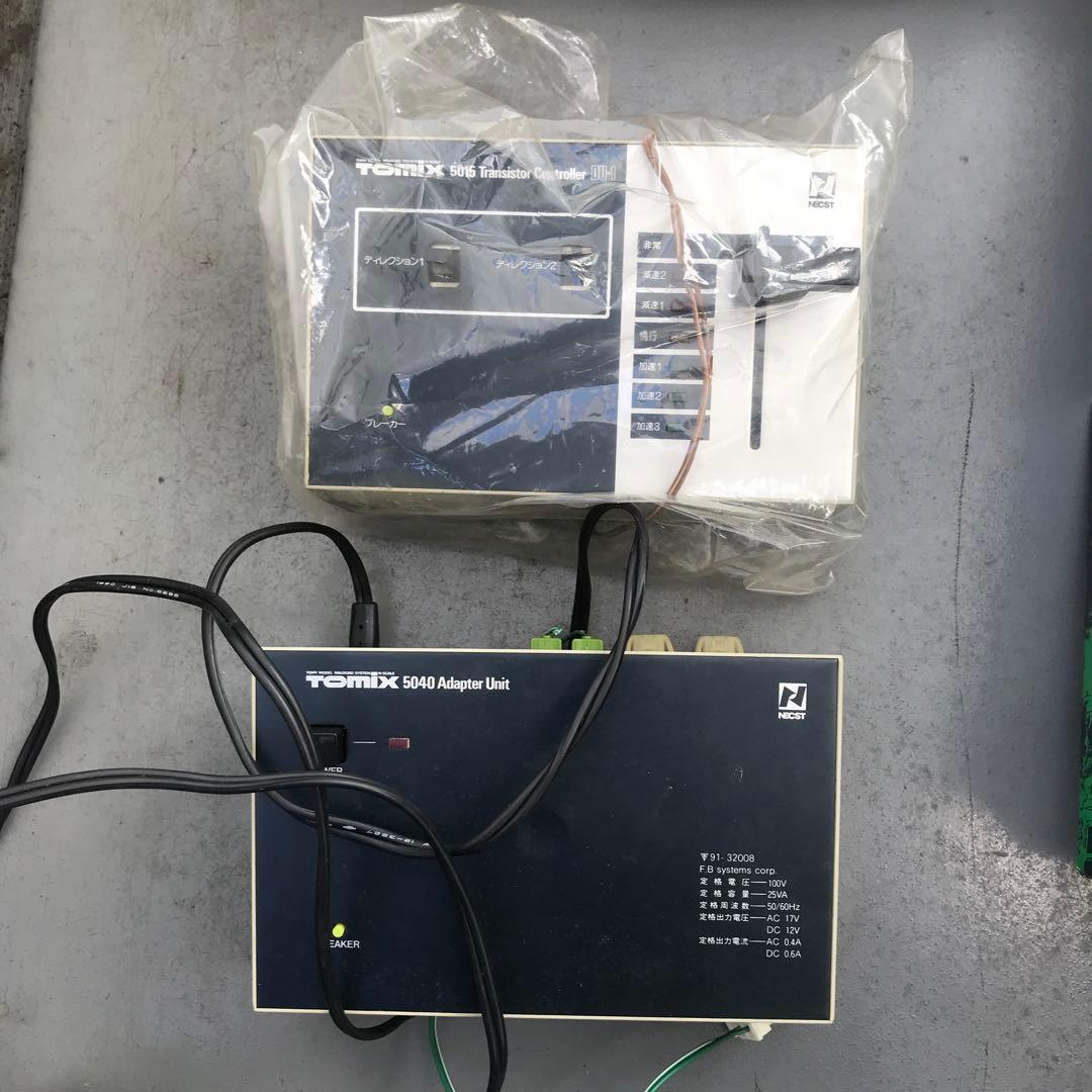 TOMIX 5015トランジスタコントローラーと5040アダプターユニット
