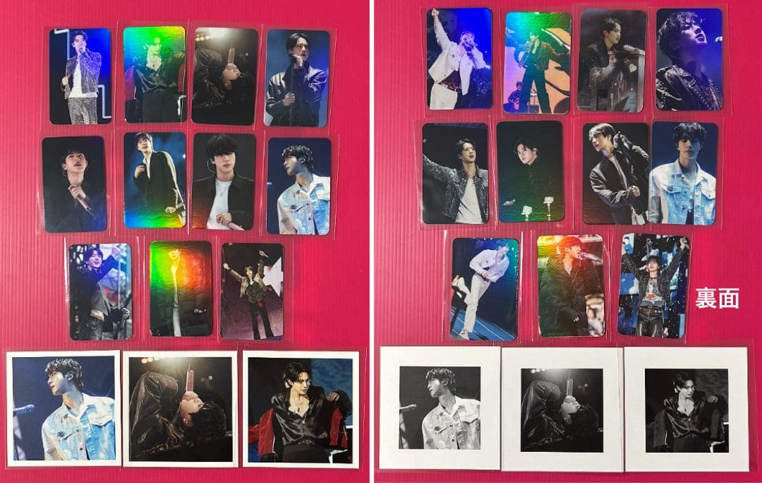 BTS JIN ロングステッカー・フォトカード・ましかくフォト・ステッカー