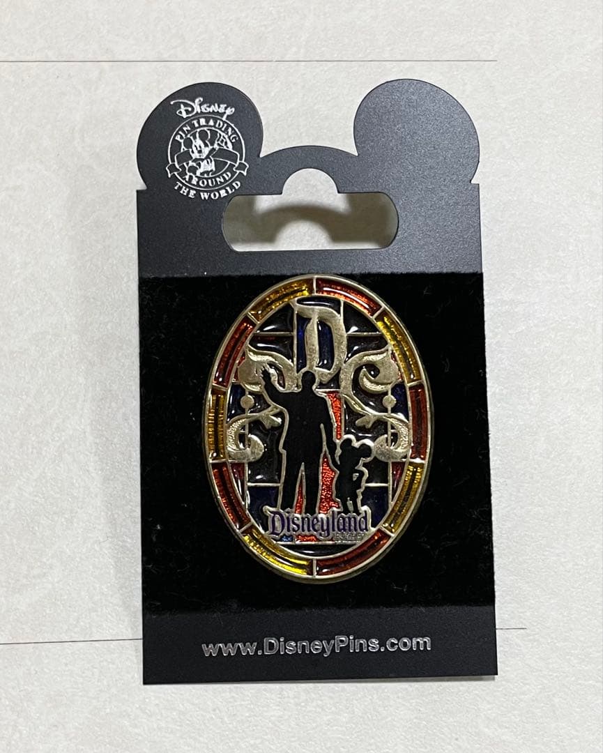 Disney パートナーズ像ピンバッジ ミッキー シルエット