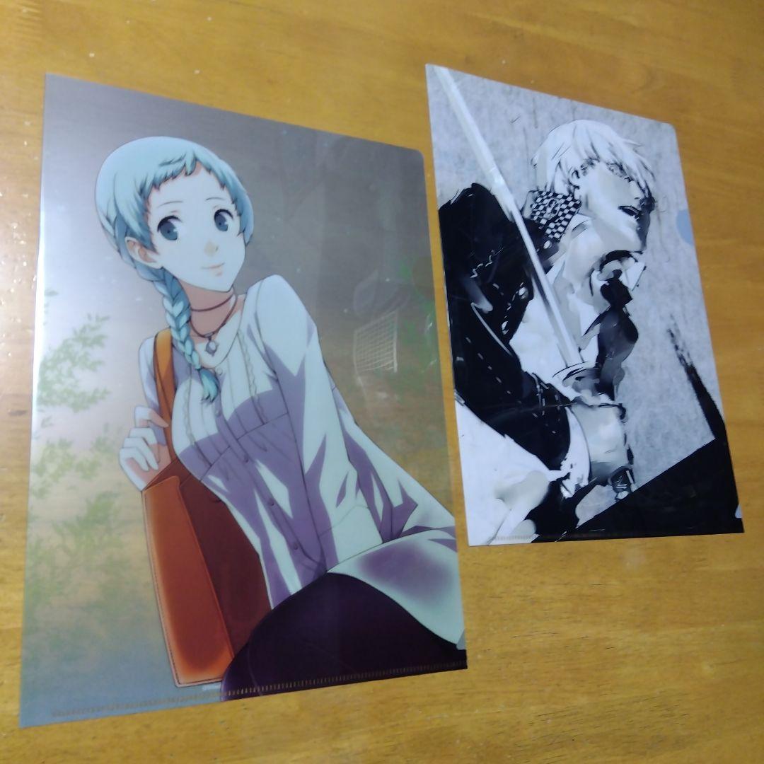 5371 ペルソナ４ 鳴上悠 山岸風花　Ａ−４クリアファイル 合計２枚