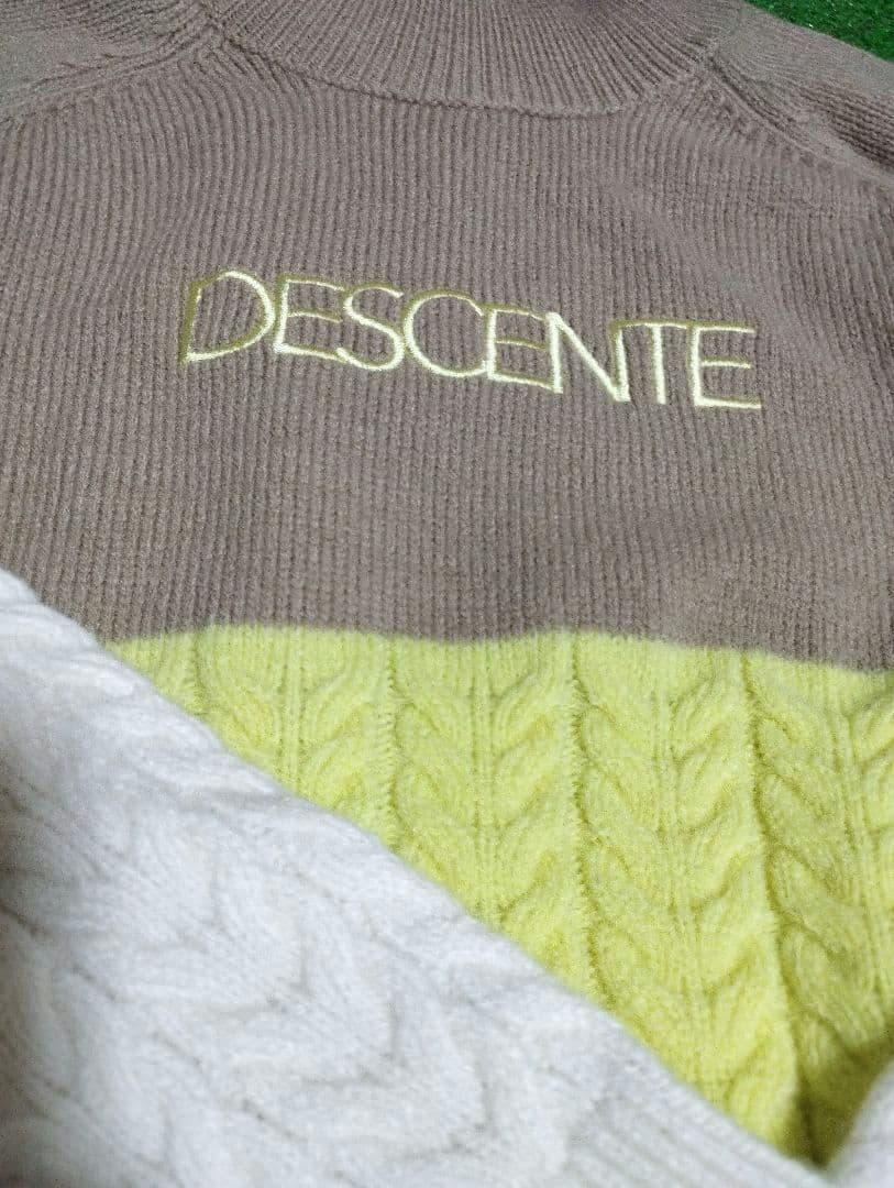 【新品・未使用品】DESCENTE　デサントゴルフ　レディース　ニットトップス