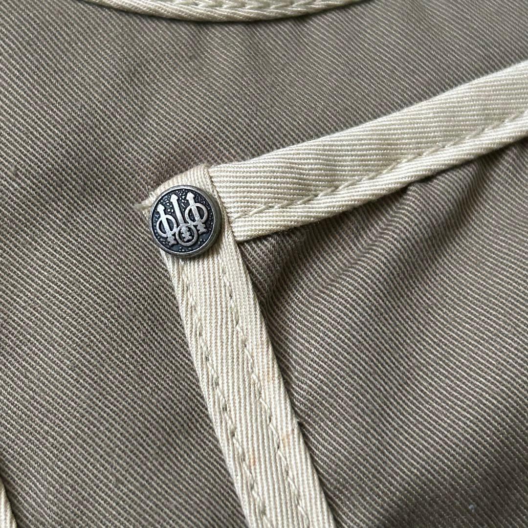 Beretta 本革 レザー XL メッシュバック ベスト ブラック ベージュ