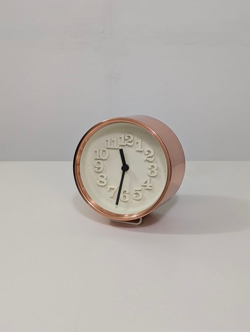 名作 渡辺力 小さな時計 純銅モデル リキクロック ジャパニーズモダン