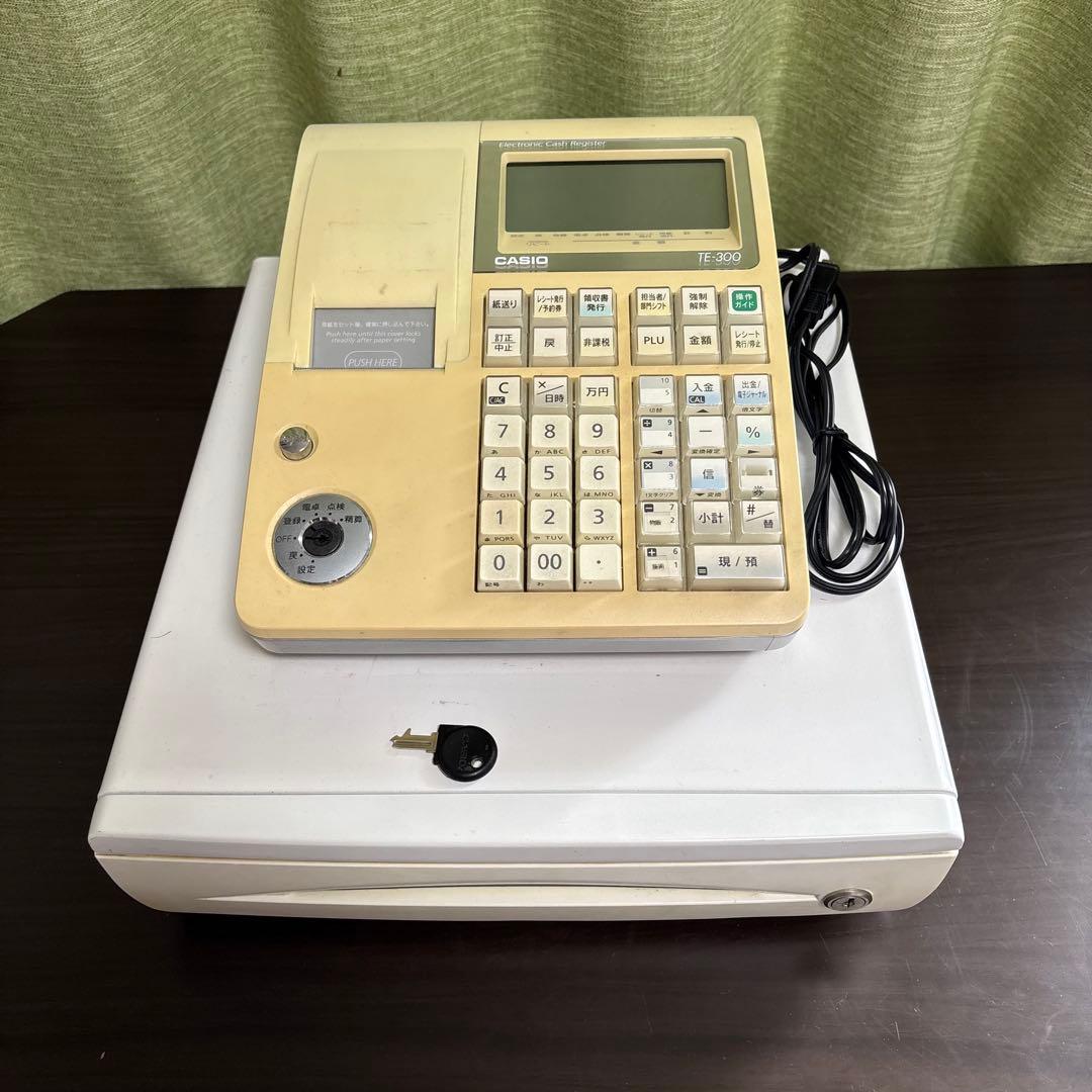 CASIO カシオ TE-300 電子レジスター　ドロアー