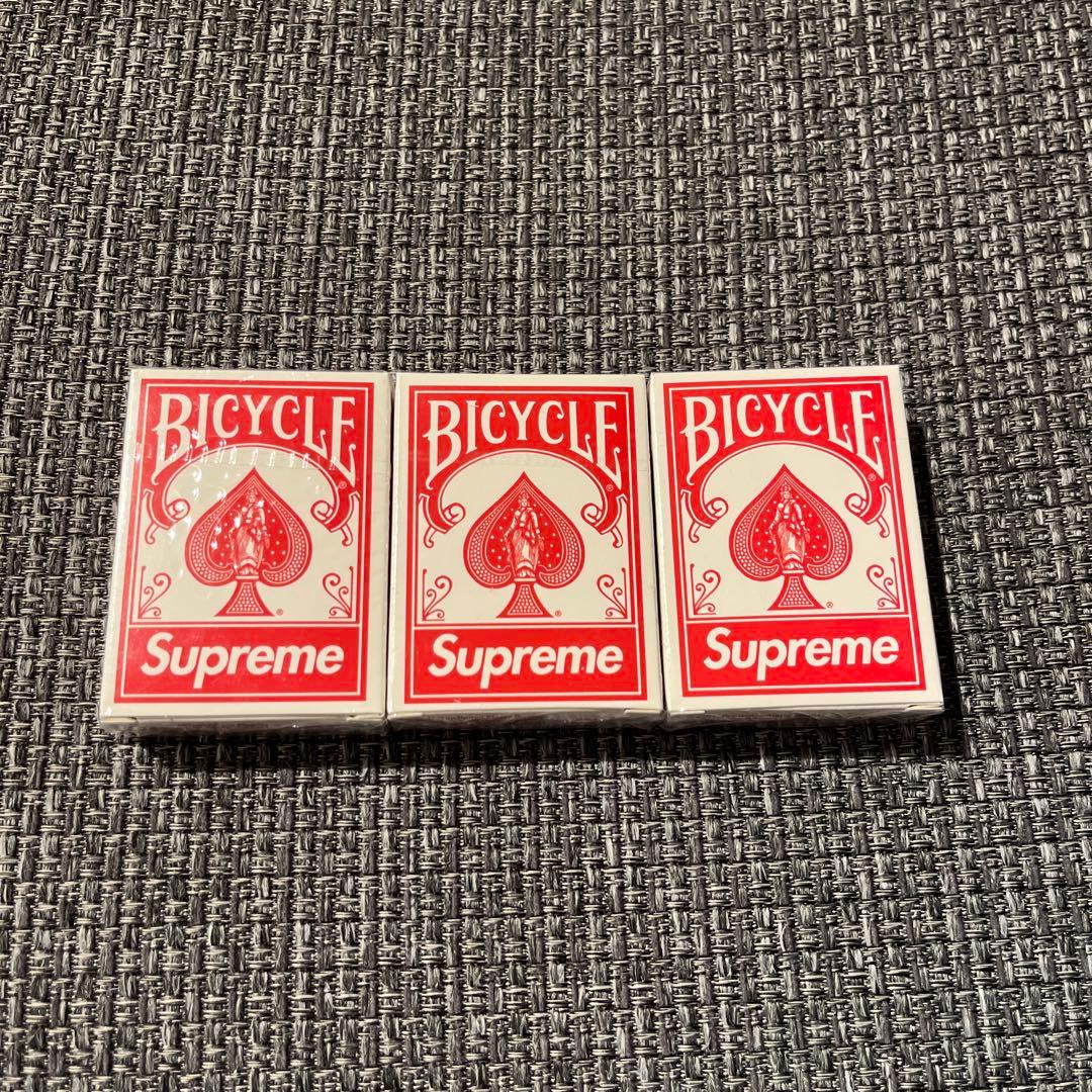未開封★美品Supreme Bicycle トランプ 3個セット※おまけつき