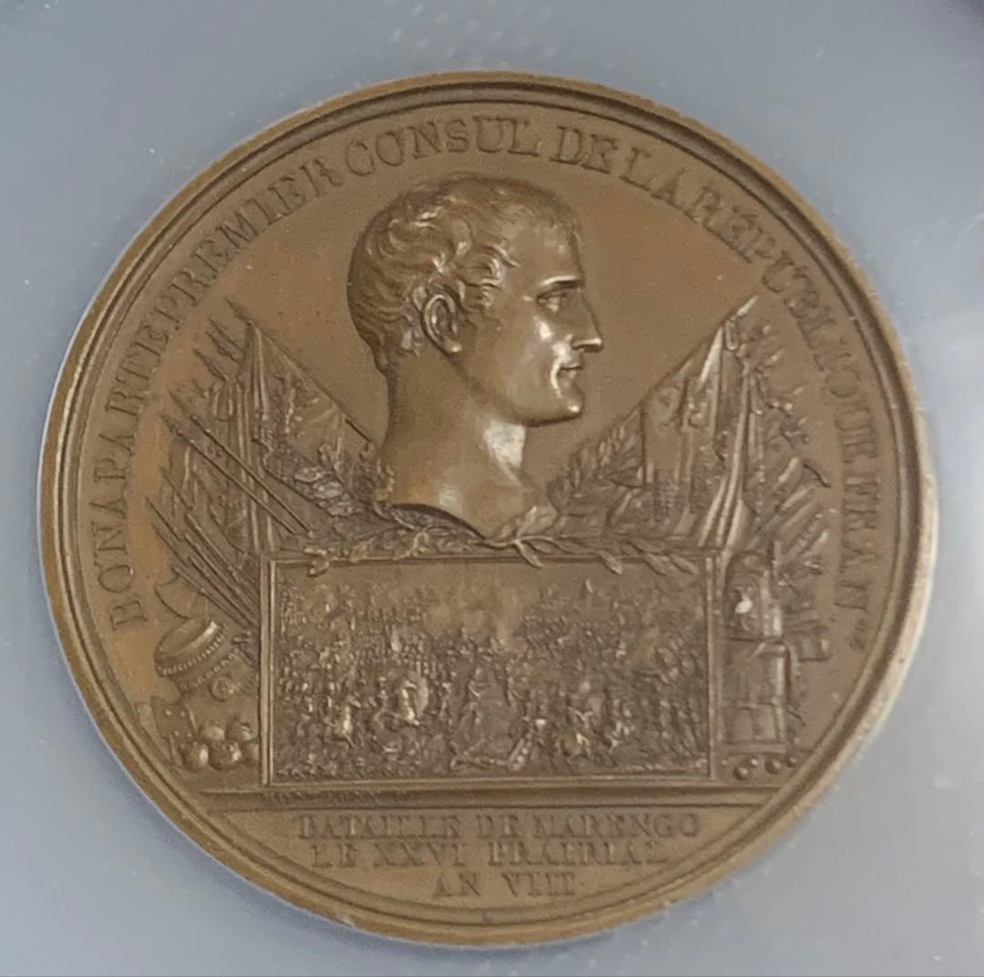 TOP POP❓ナポレオン　大型ブロンズメダル バトル・オブ・マレンゴ