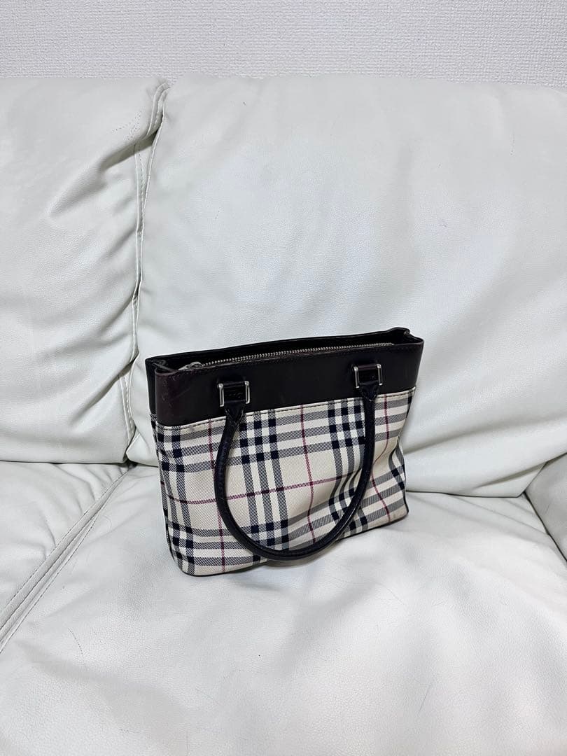 Burberry チェック柄 ミニトートバッグ