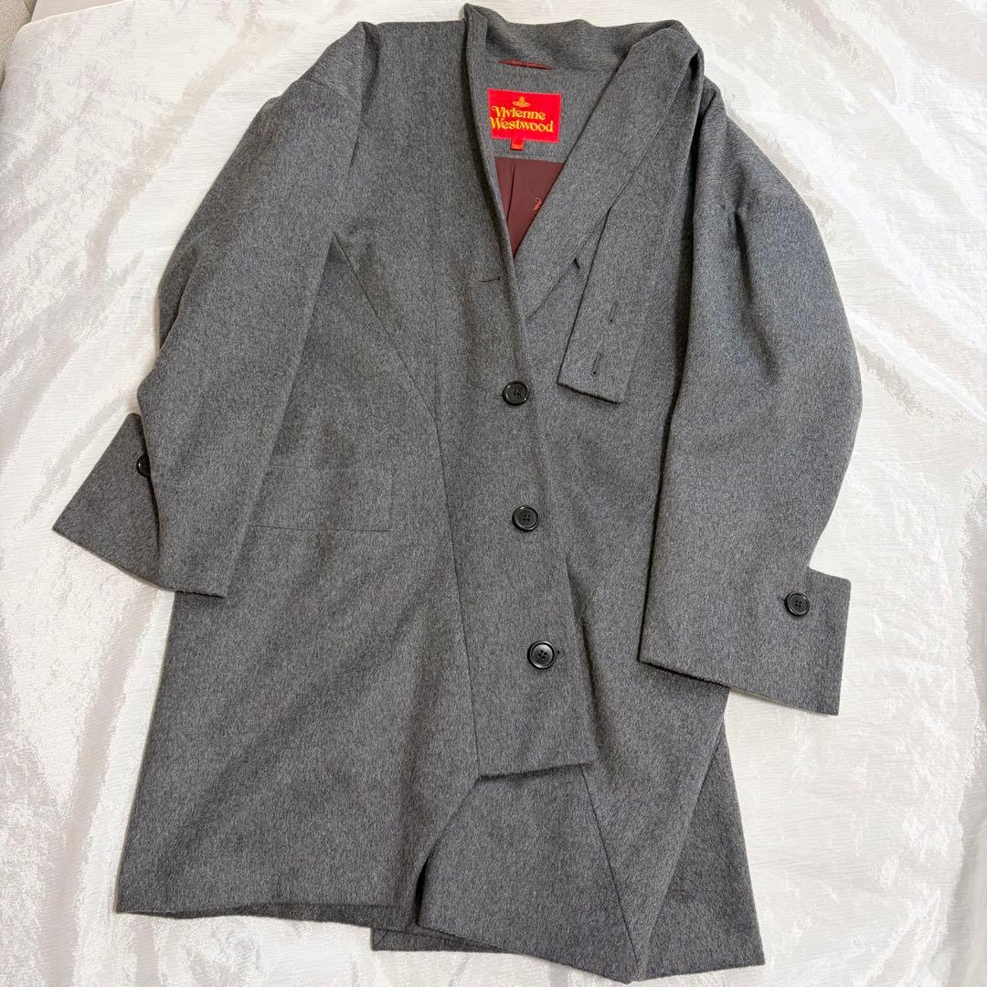 ヴィヴィアンウエストウッド　red label ヴィヴィアン コート　グレー