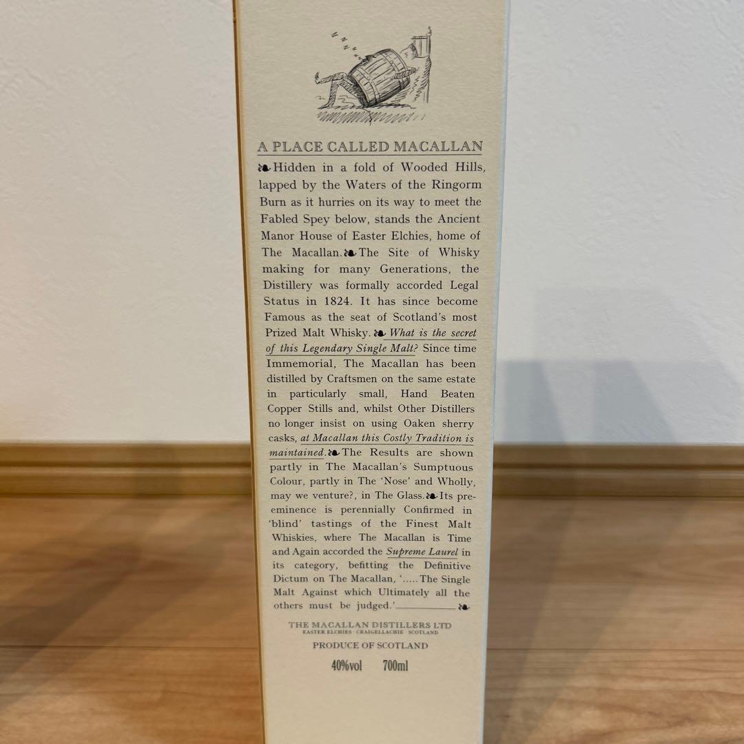 マッカラン12シングルモルトウイスキーMacallan 12 Years Old