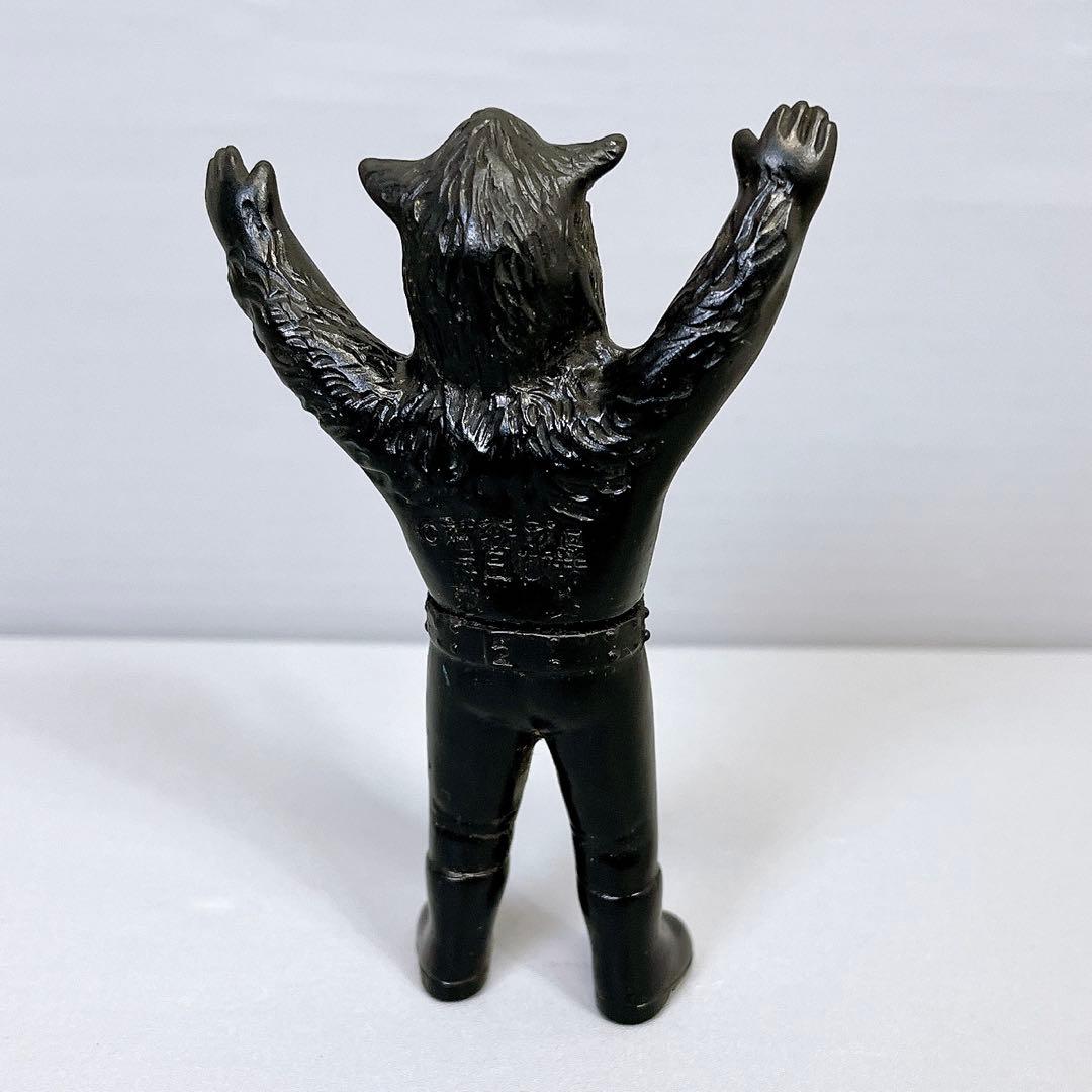 【超貴重】 当時物　ミニソフビ　怪人オオカミ男　仮面ライダー　狼男　ポピー