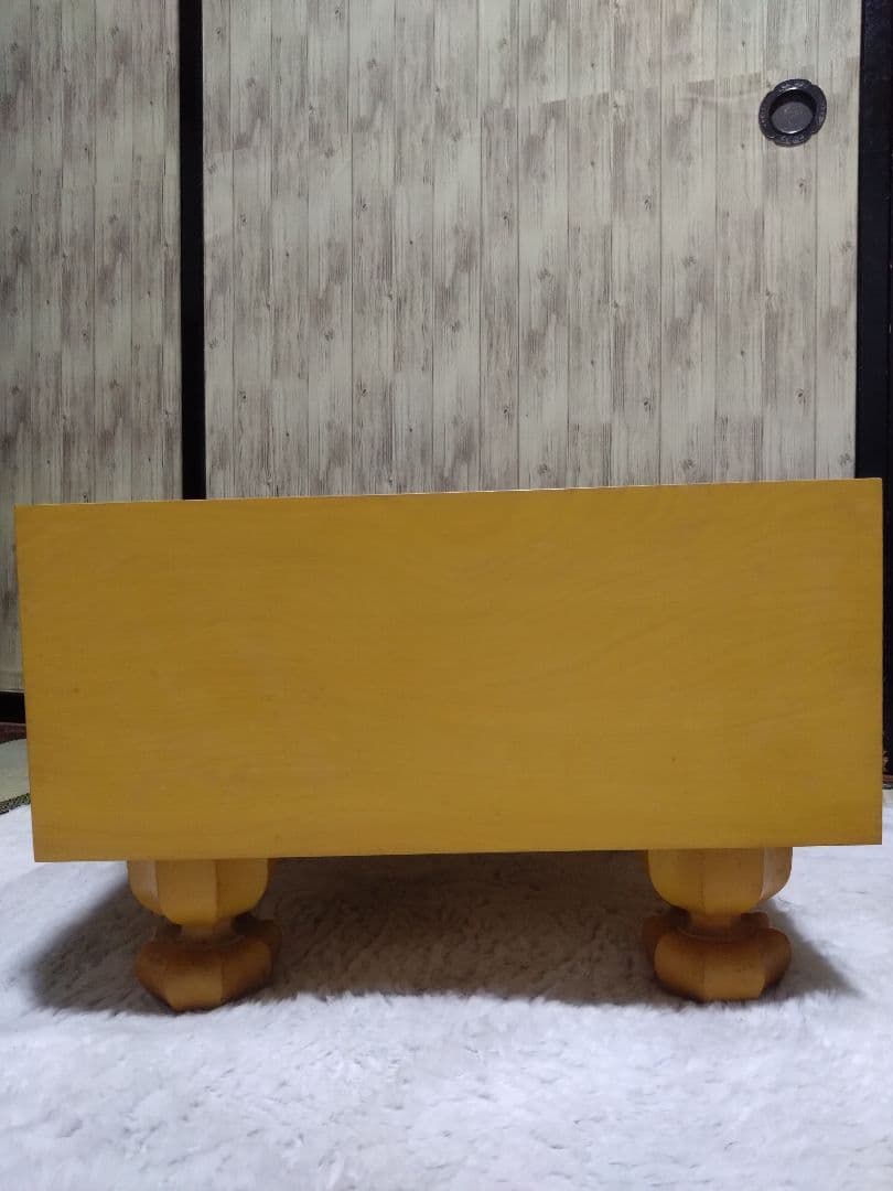 高級囲碁セット/国産 本榧6.4寸（美品）本蛤碁石、那智黒38号